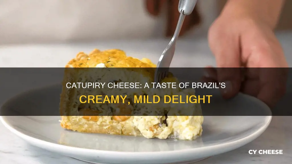 what does catupiry cheese taste like