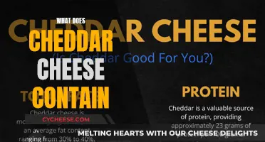 Unveiling Cheddar's Secrets: A Nutritional Breakdown