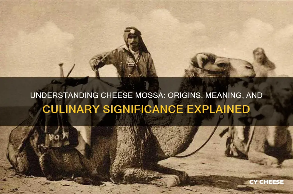 what does cheese mossa mean