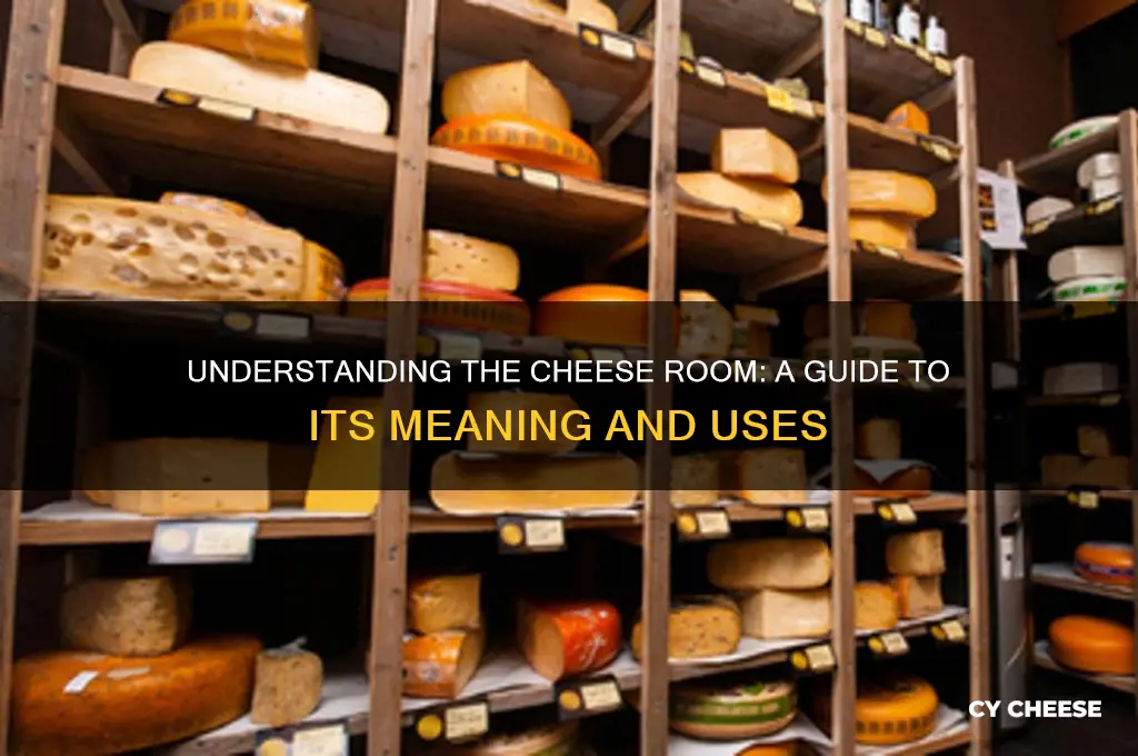 what does cheese room mean