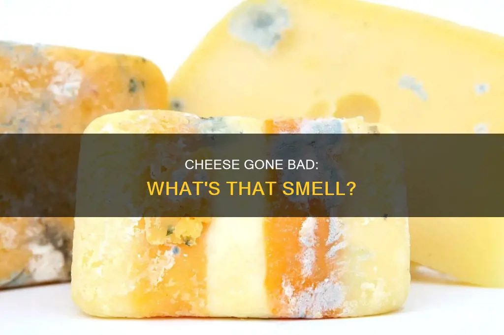 what does cheese smell like when it goes bad