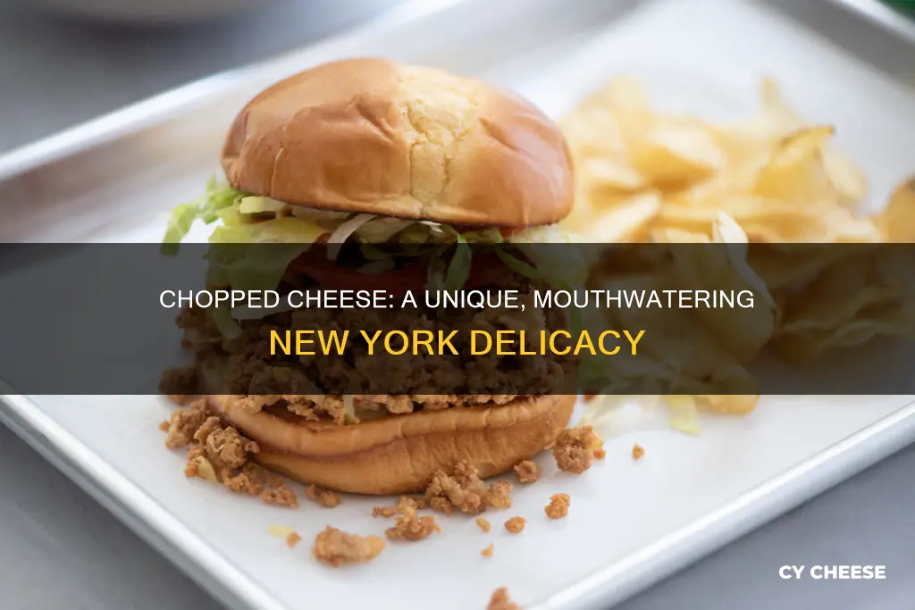 what does chopped cheese taste like