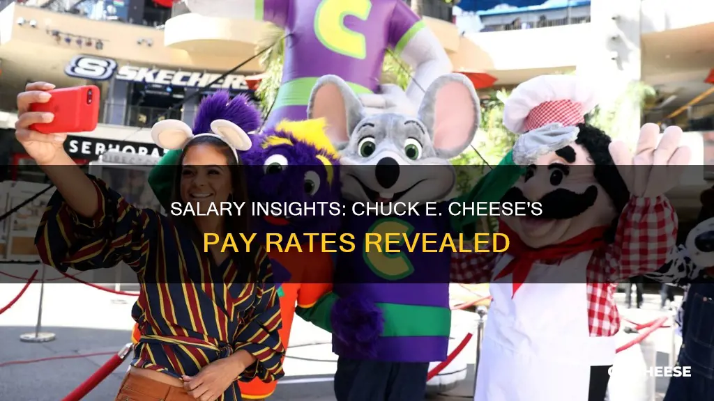 what does chuck e cheese pay