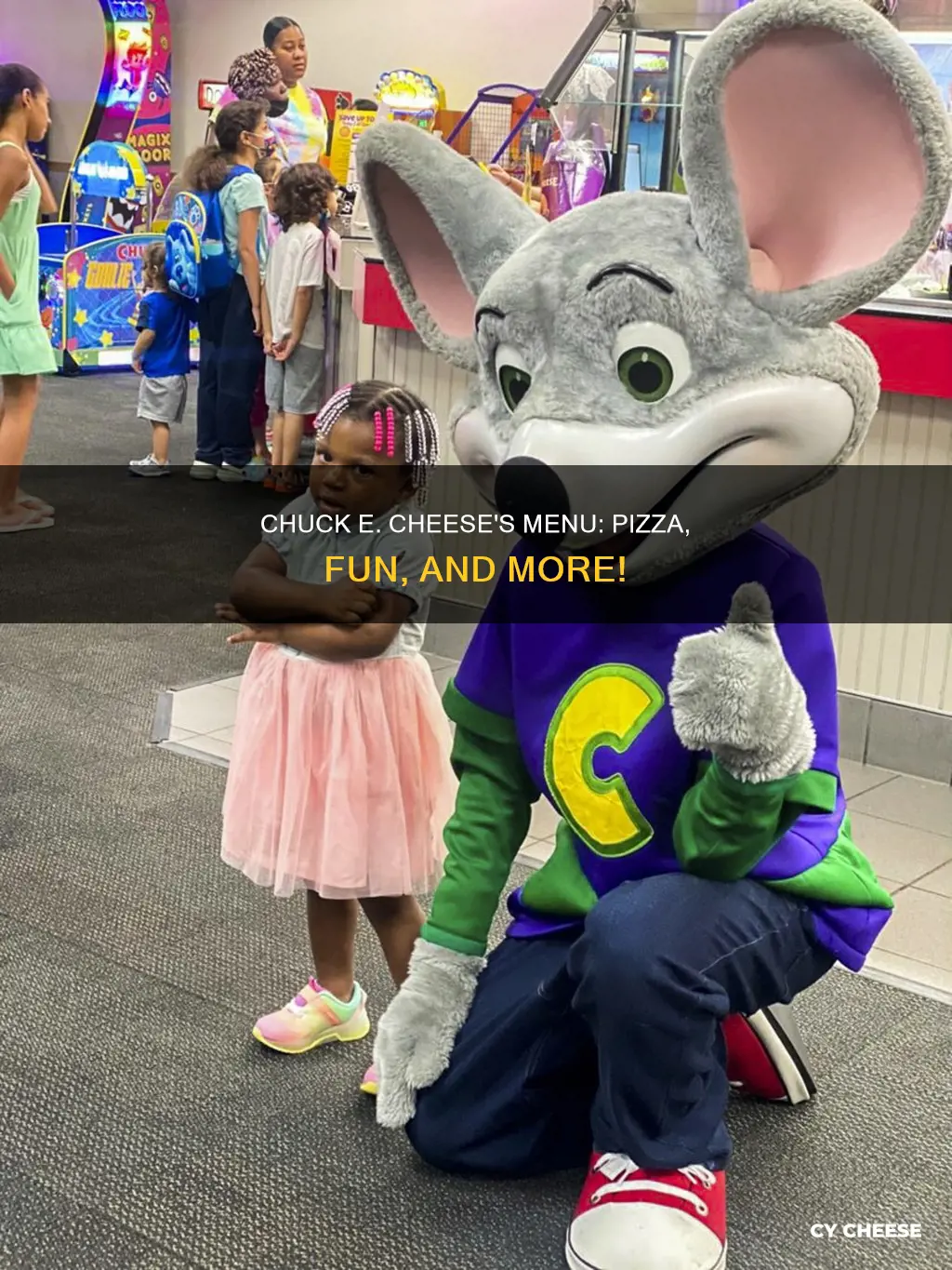 what does chuck e cheese sell