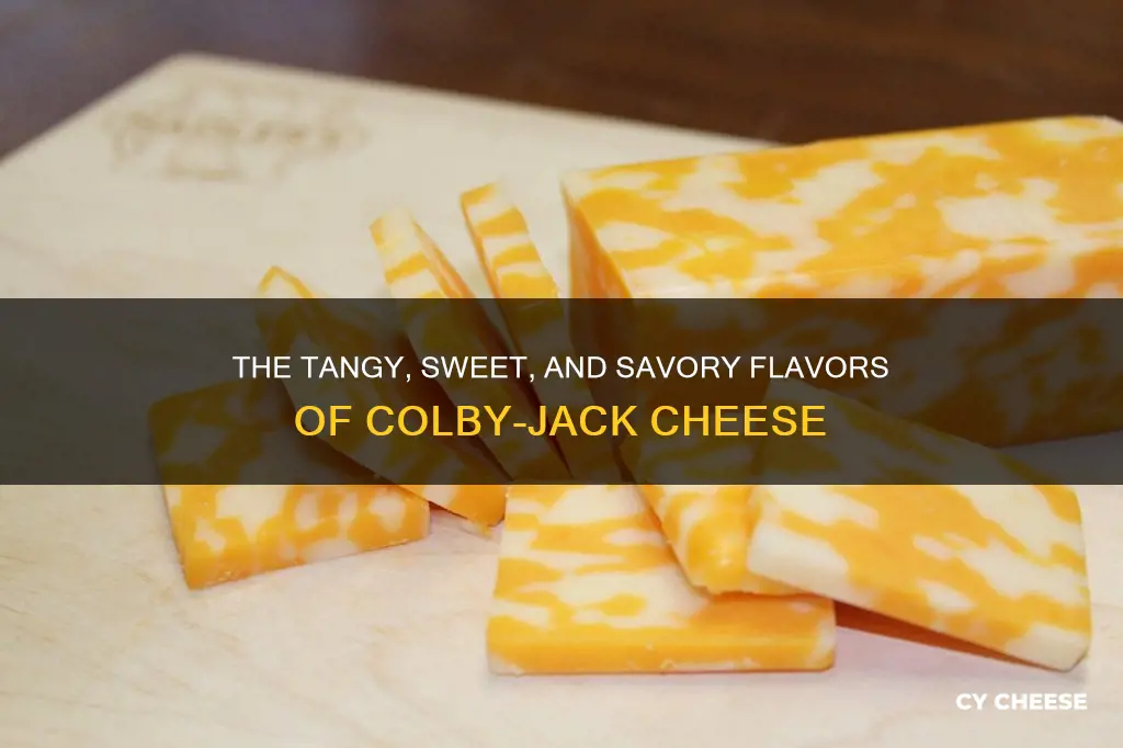 what does colby jack cheese taste like