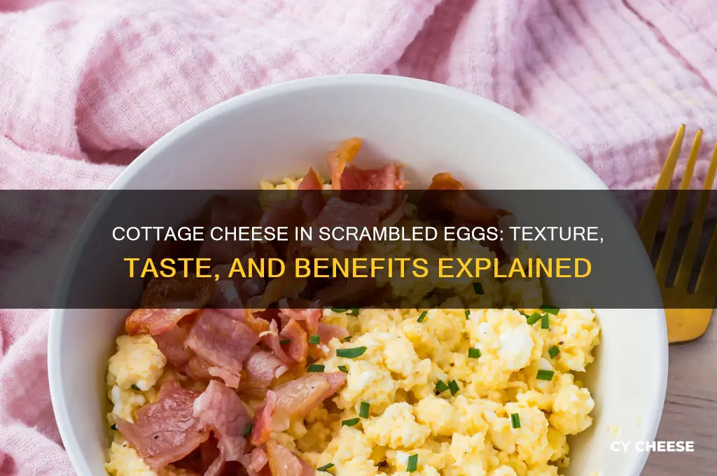 what does cottage cheese do to scrambled eggs