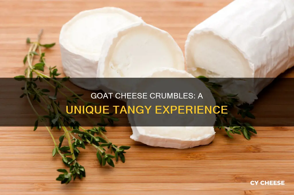 what does crumbled goat cheese taste like
