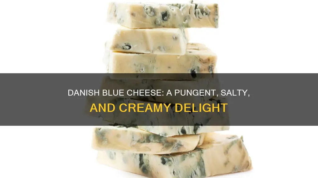 what does danish blue cheese taste like