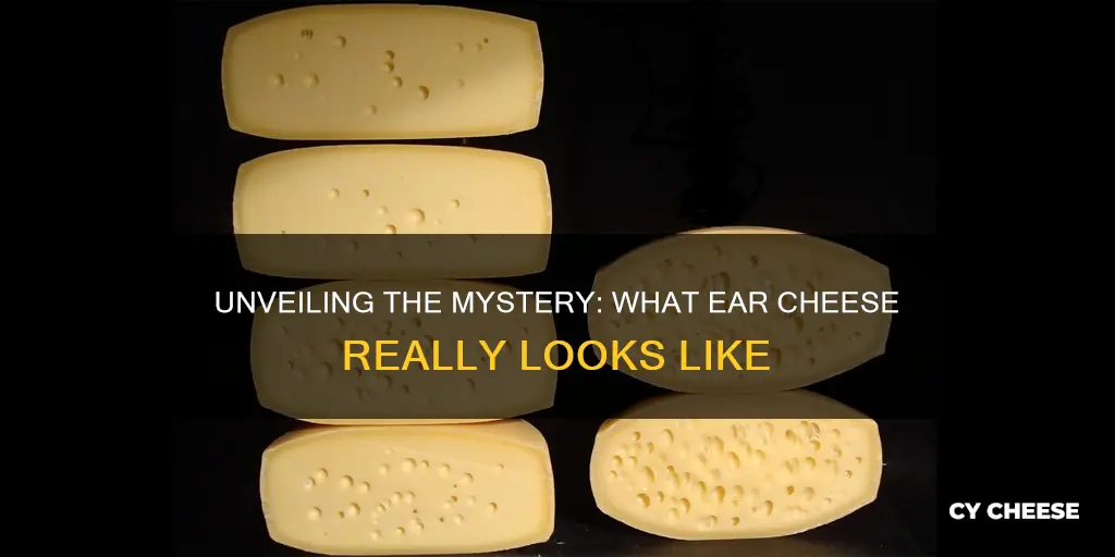 what does ear cheese look like