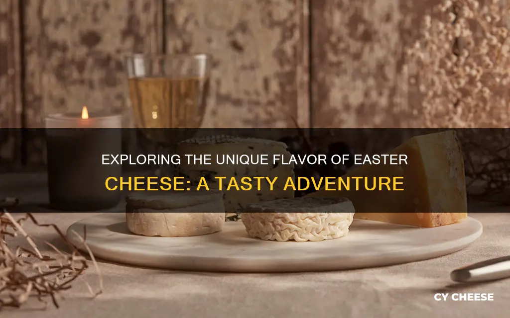 what does easter cheese taste like