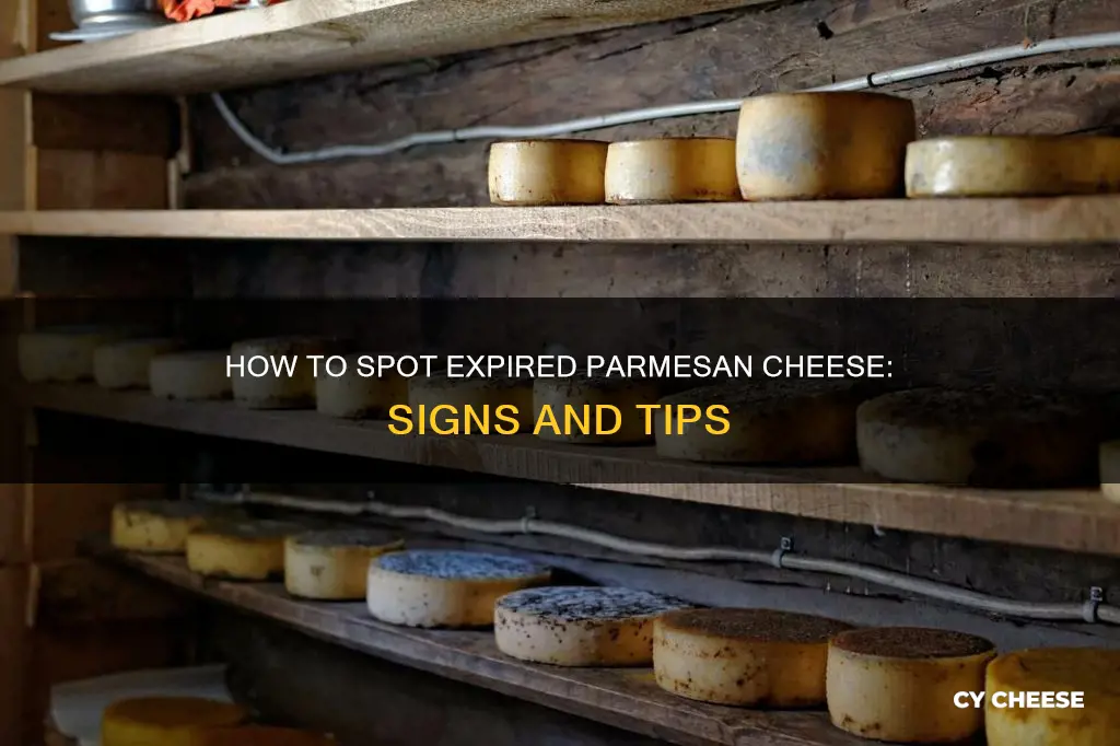 what does expired parmesan cheese look like