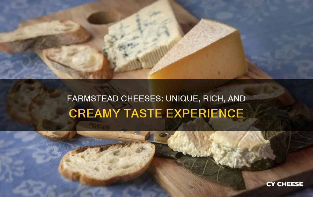 what does farmstead cheese taste like