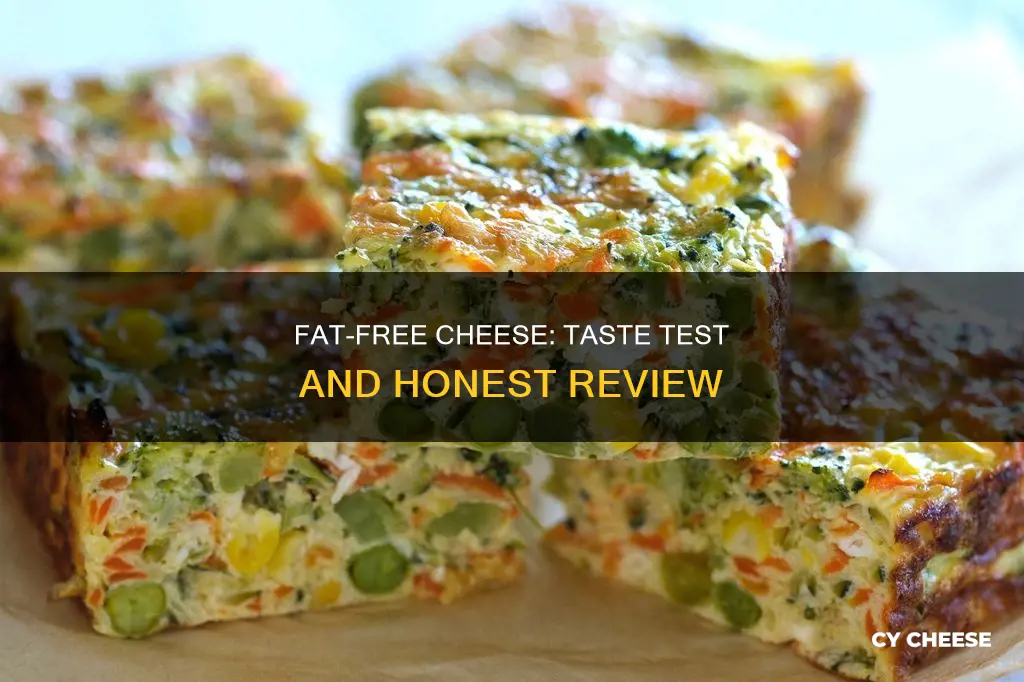 what does fat free cheese taste like