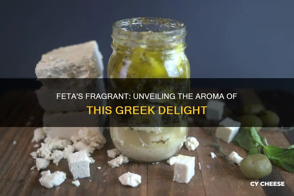 what does feta cheese smell like