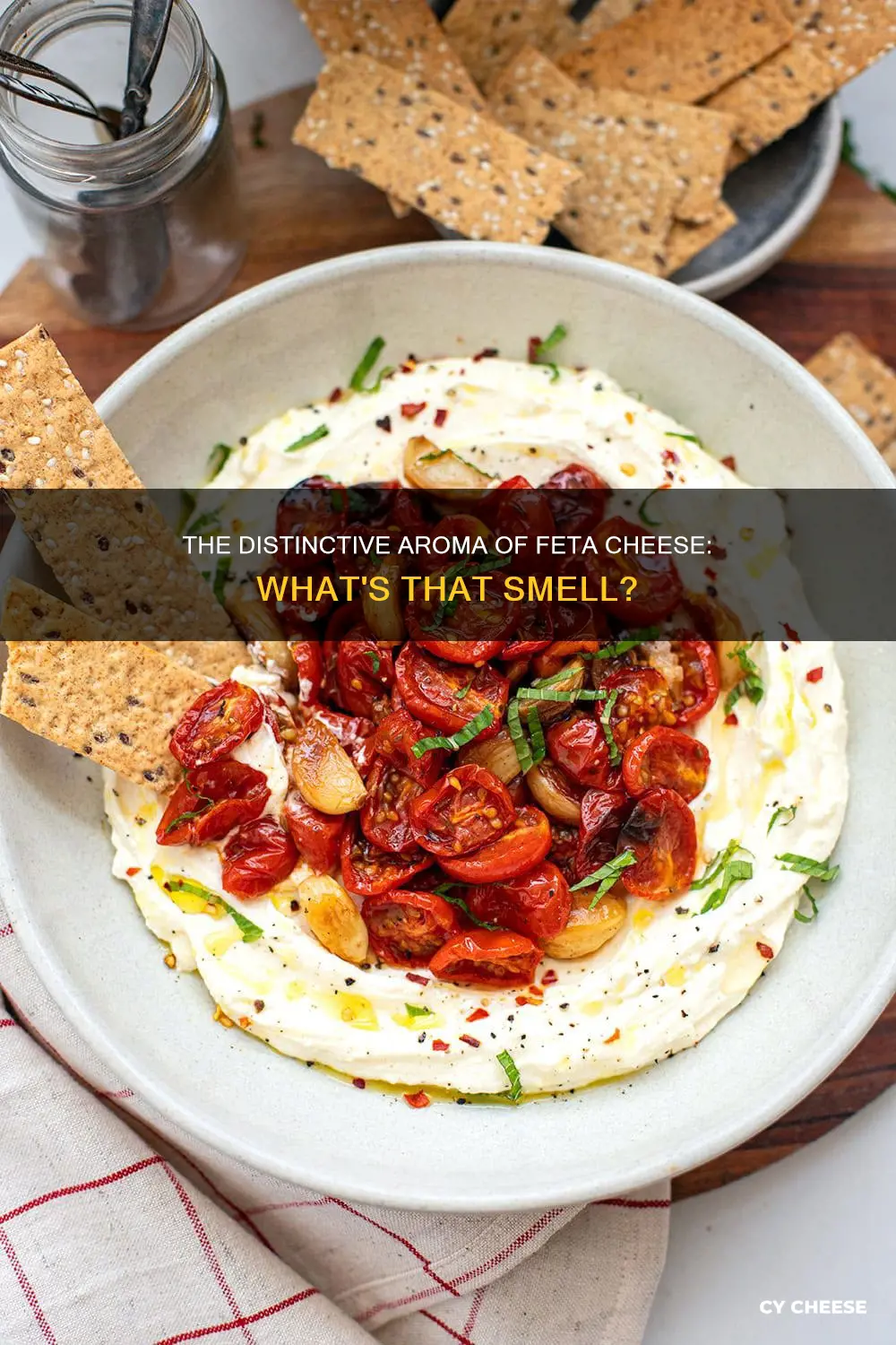 what does feta cheese smell like
