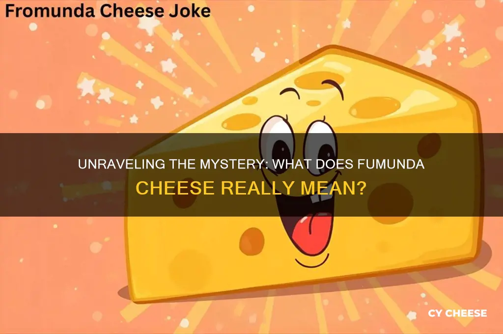 what does fumunda cheese mean