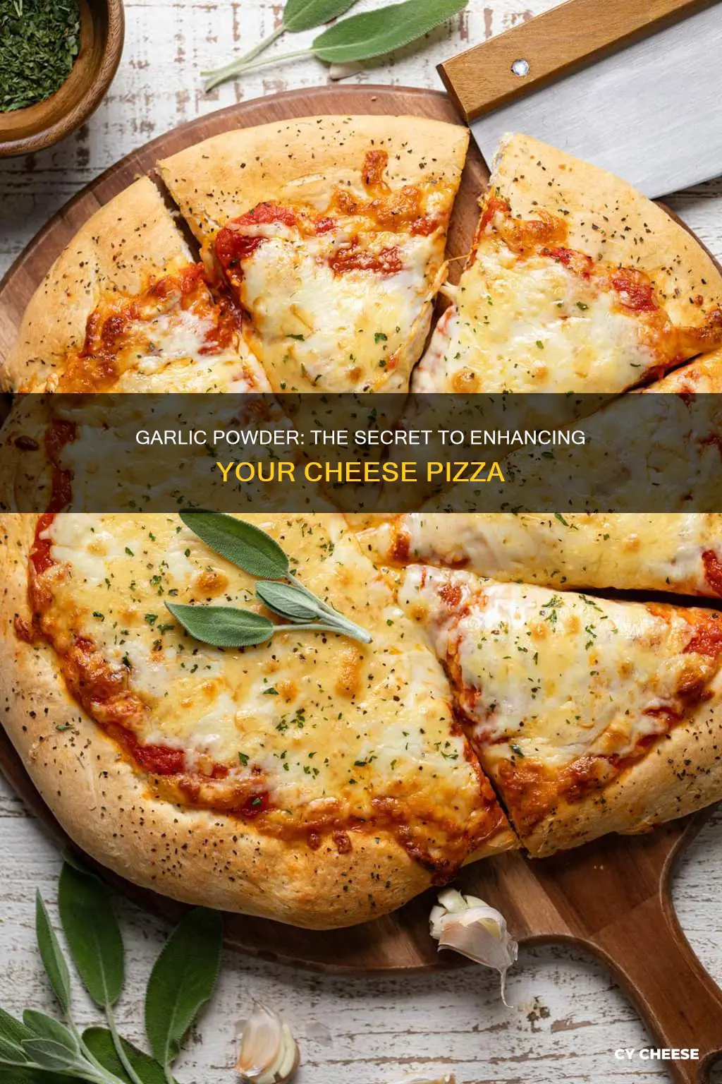 what does garlic powder do for cheese pizza