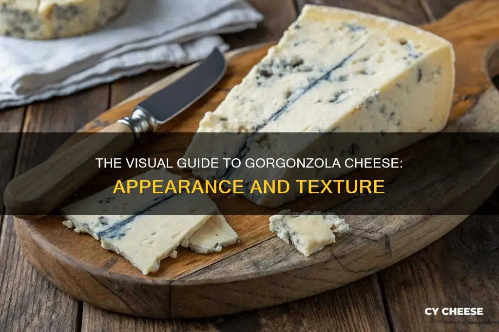 what does gorgonzola cheese look like