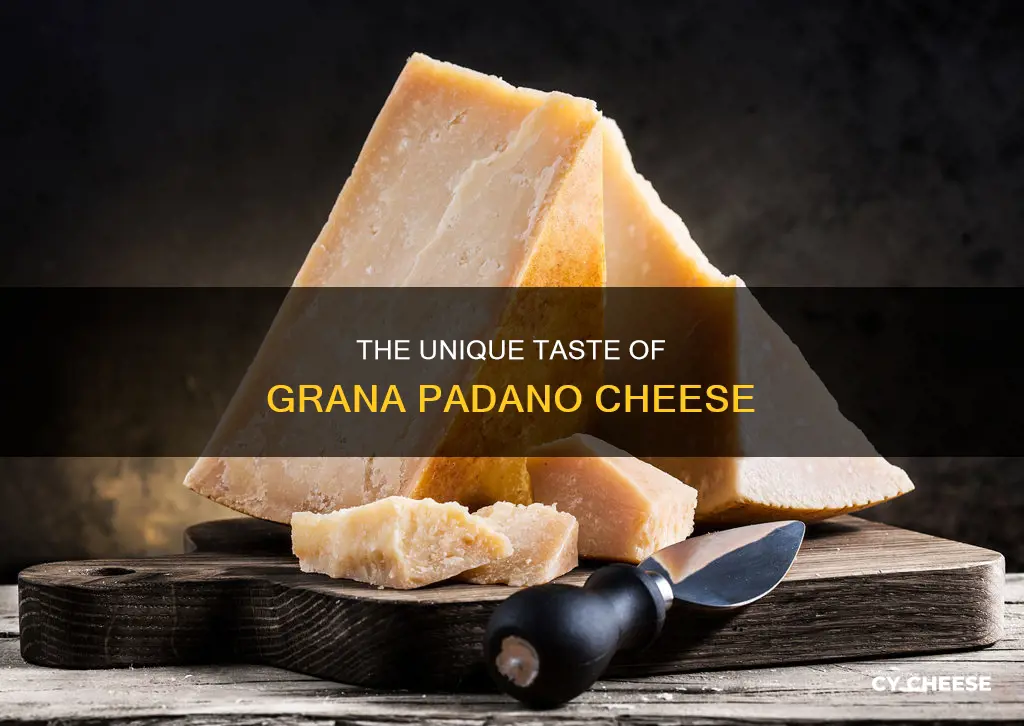 what does grana padano cheese taste like
