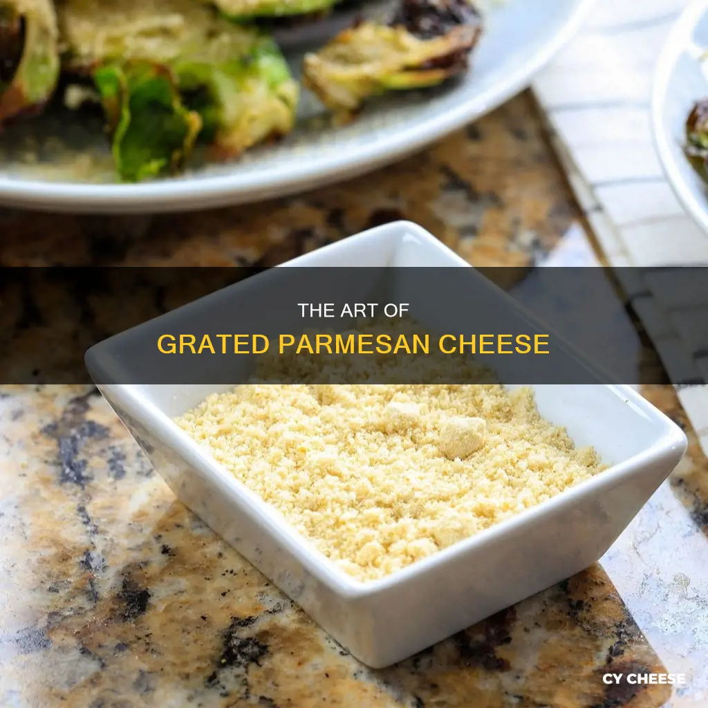 what does grated parmesan cheese mean