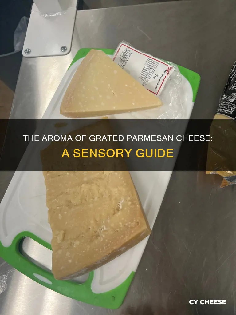 what does grated parmesan cheese smell like