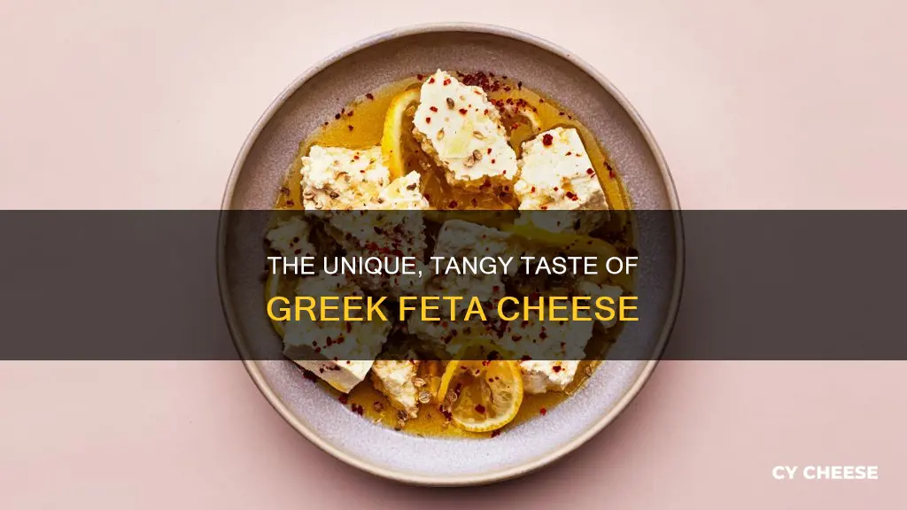 what does greek feta cheese taste like