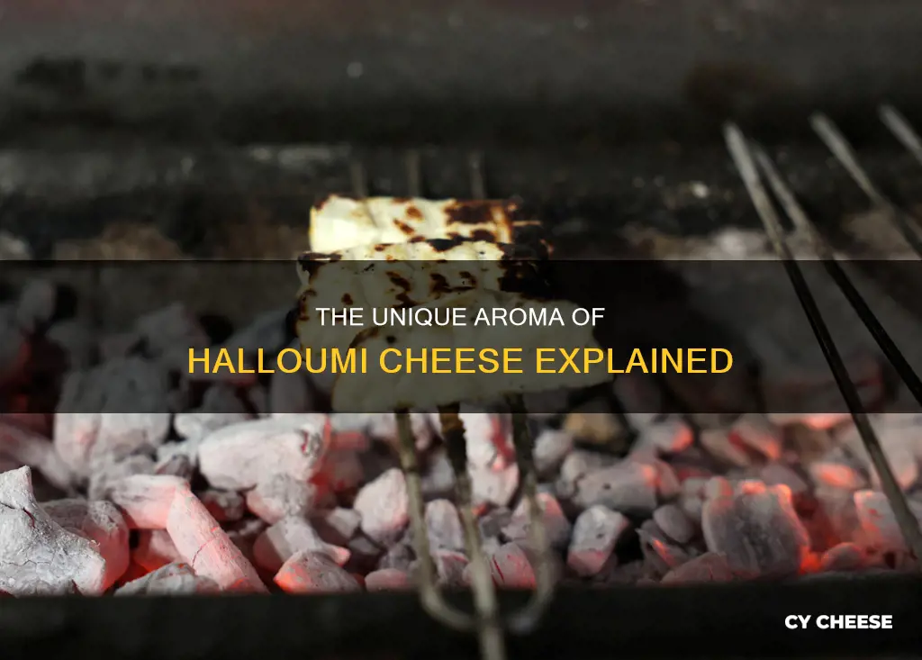 what does halloumi cheese smell like