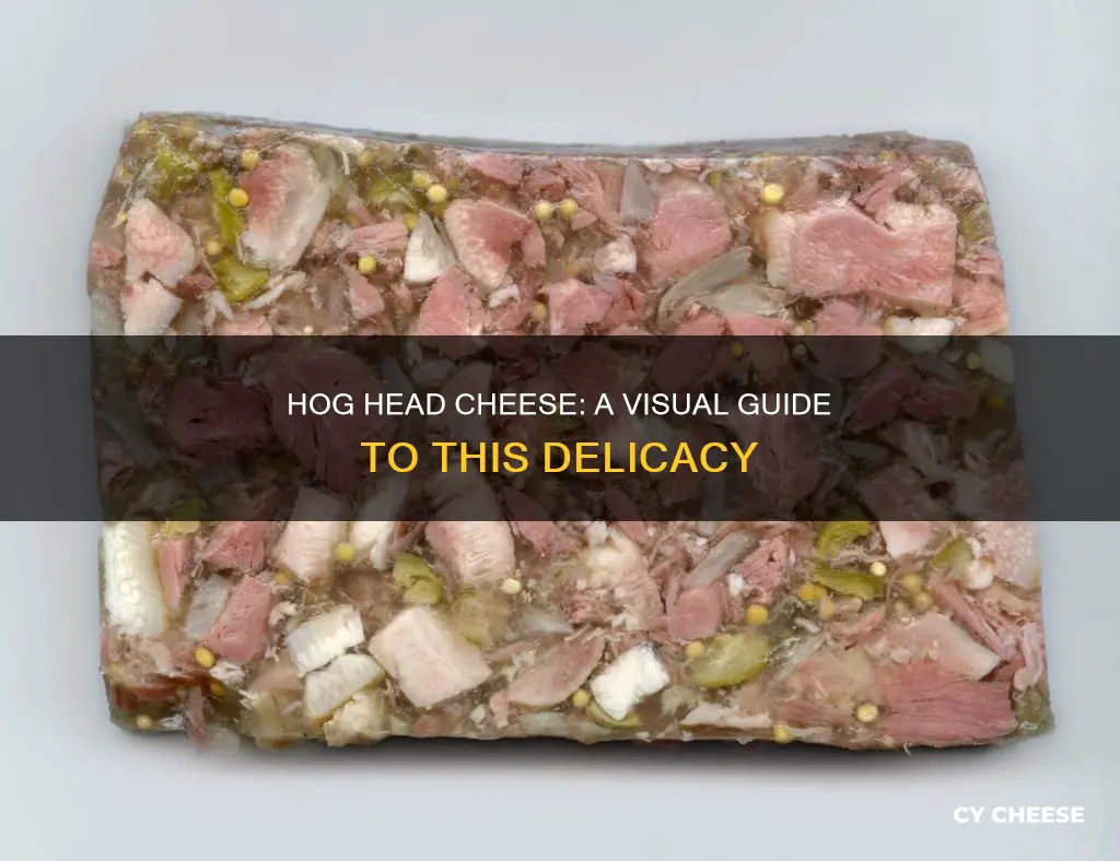 what does hog head cheese look like