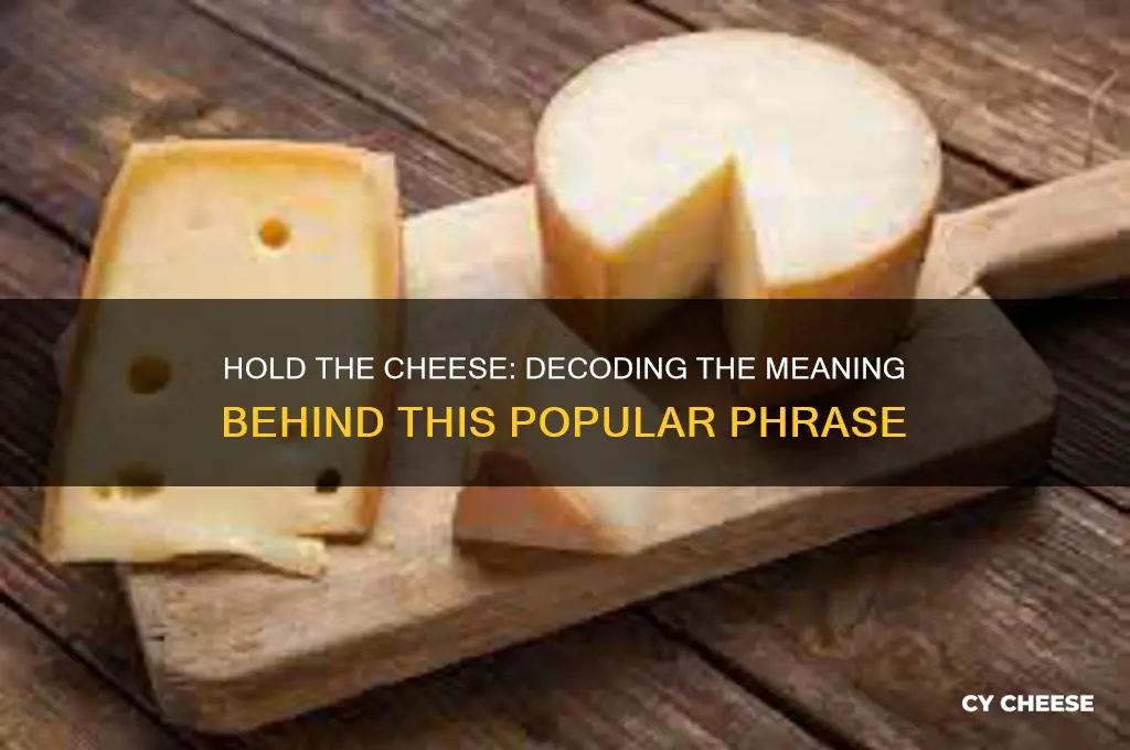 what does hold the cheese