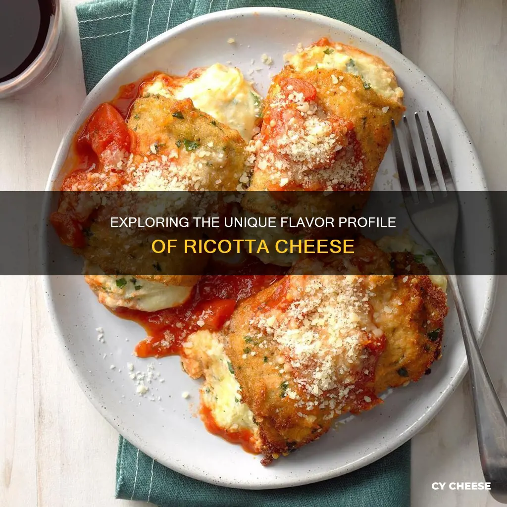 what does icotta cheese taste like