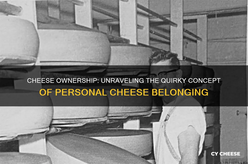 what does it mean cheese belongs to a person