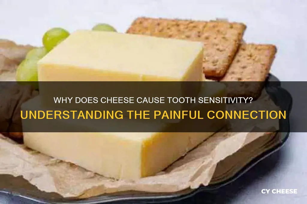 what does it mean if cheese hurts my teeth