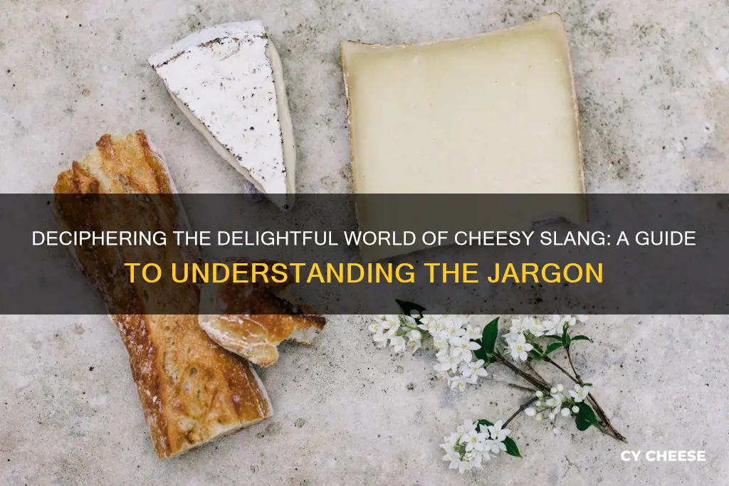 what does it mean to like cheese slang