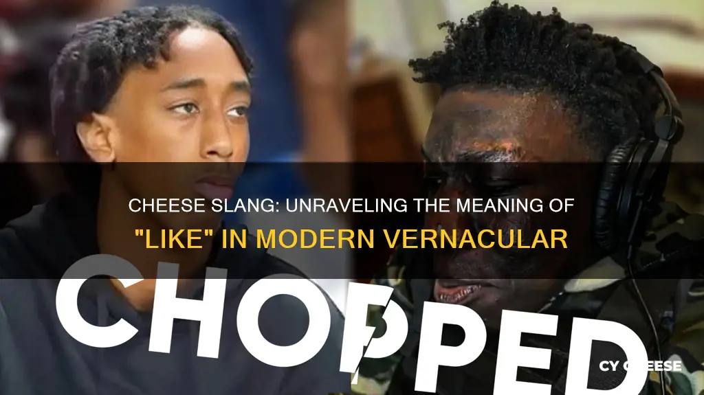 what does it mean to like cheese slang