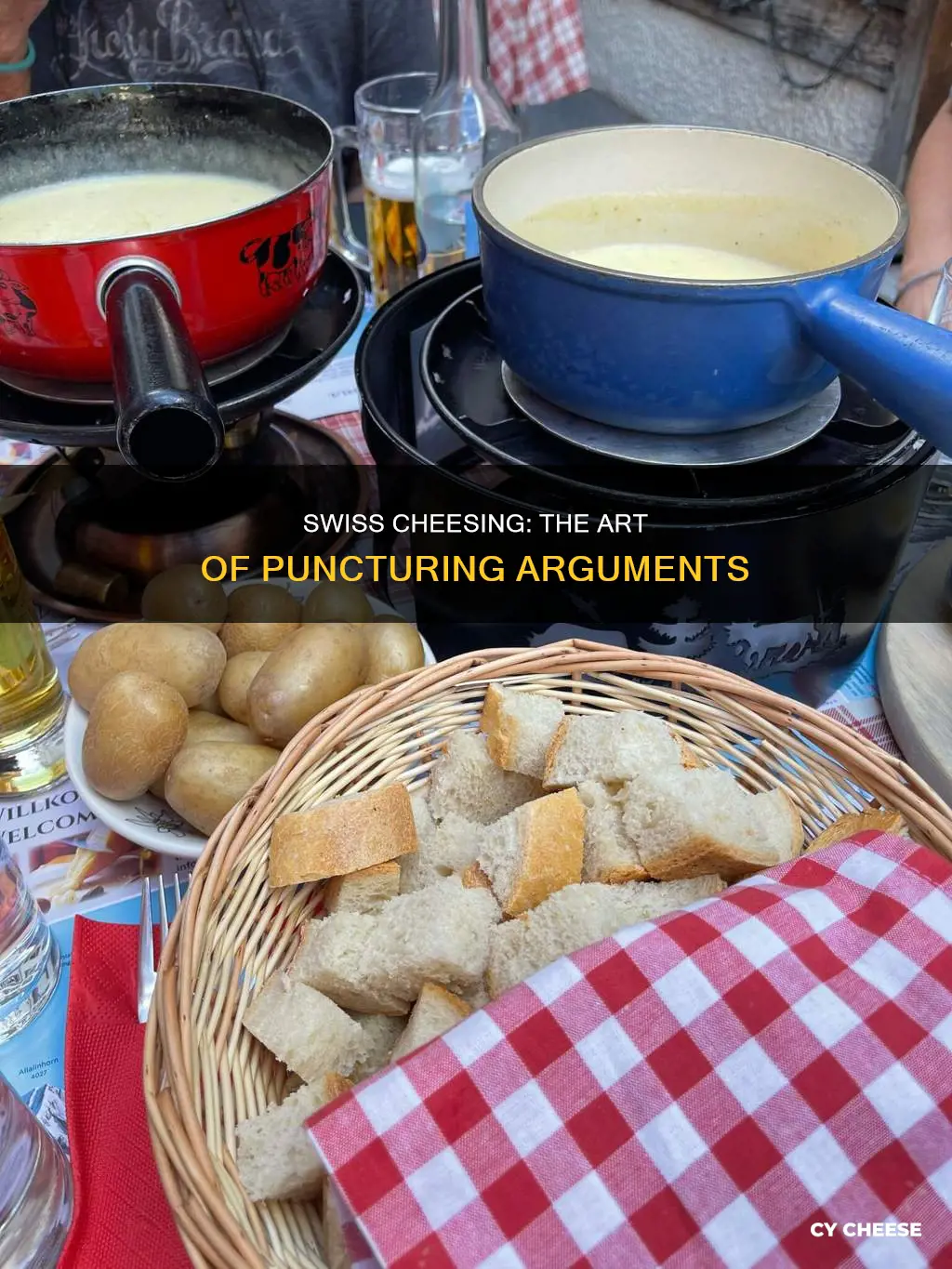 what does it mean to swiss cheese someone