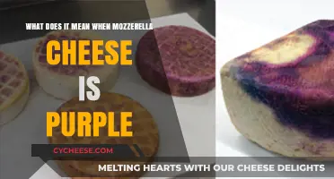 Why Is My Mozzarella Purple? Causes and Concerns Explained