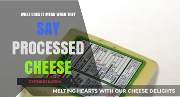 Processed Cheese Explained: Understanding the Meaning Behind the Label