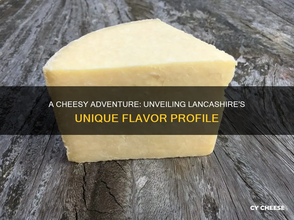 what does lancashire cheese taste like