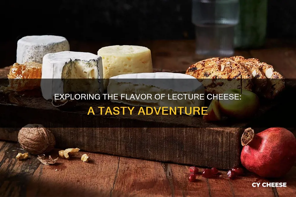 what does lecture cheese taste like