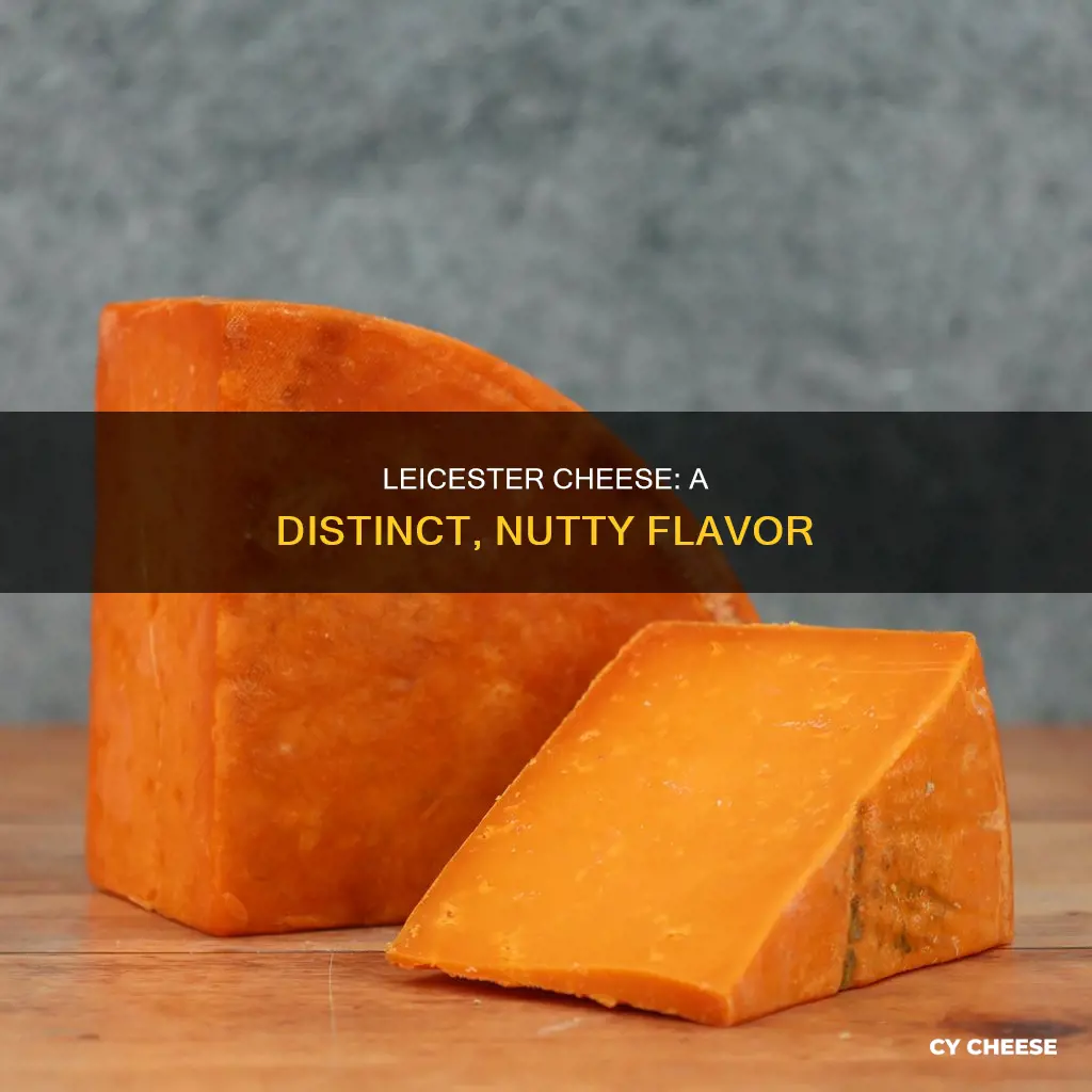 what does leicester cheese taste like