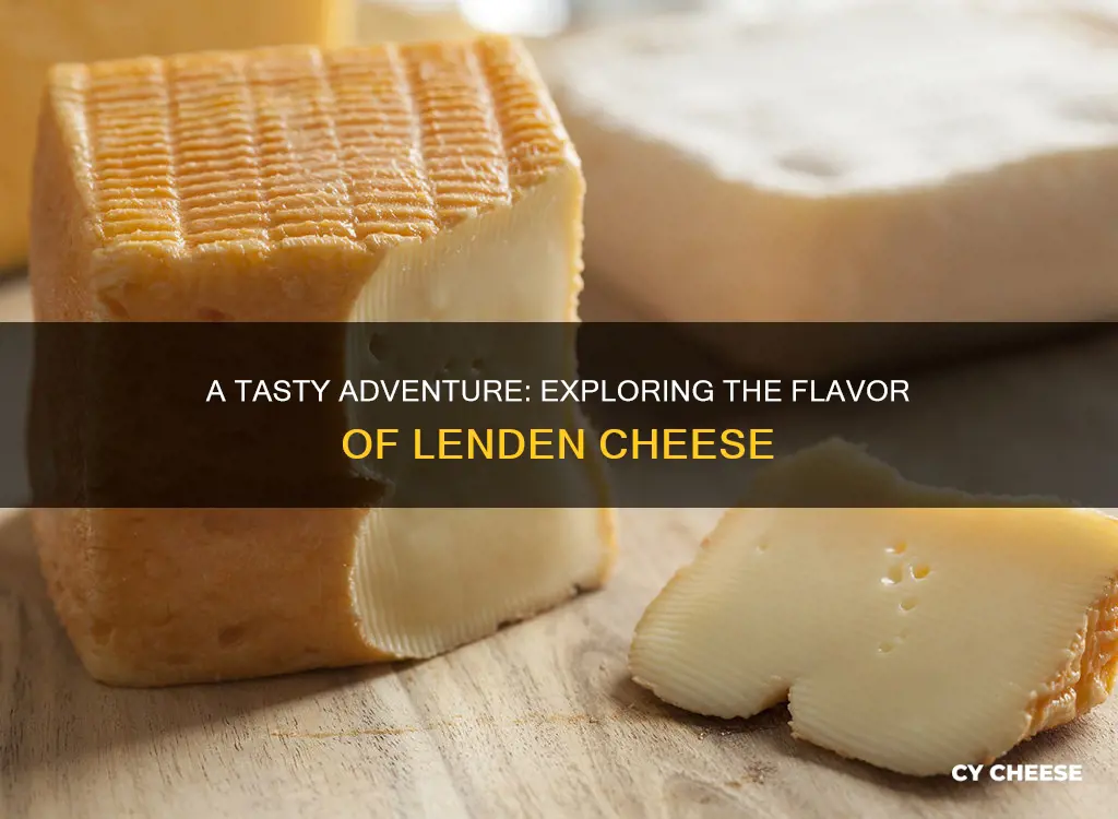 what does lenden cheese taste like