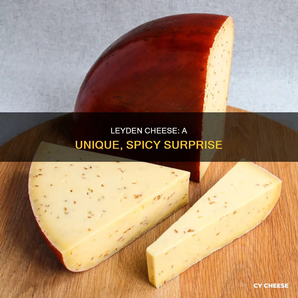 what does leyden cheese taste like