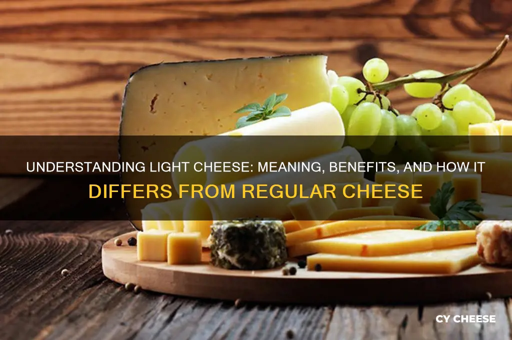 what does light cheese mean