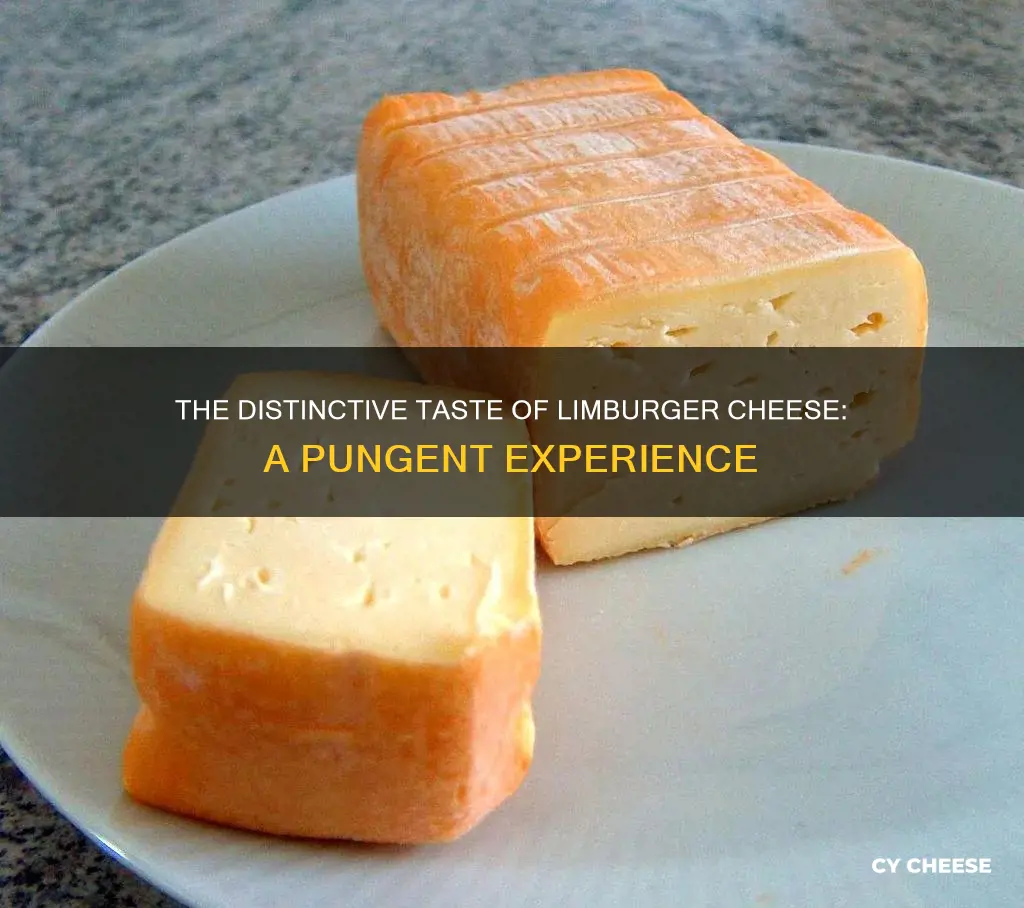what does limburger cheese taste like