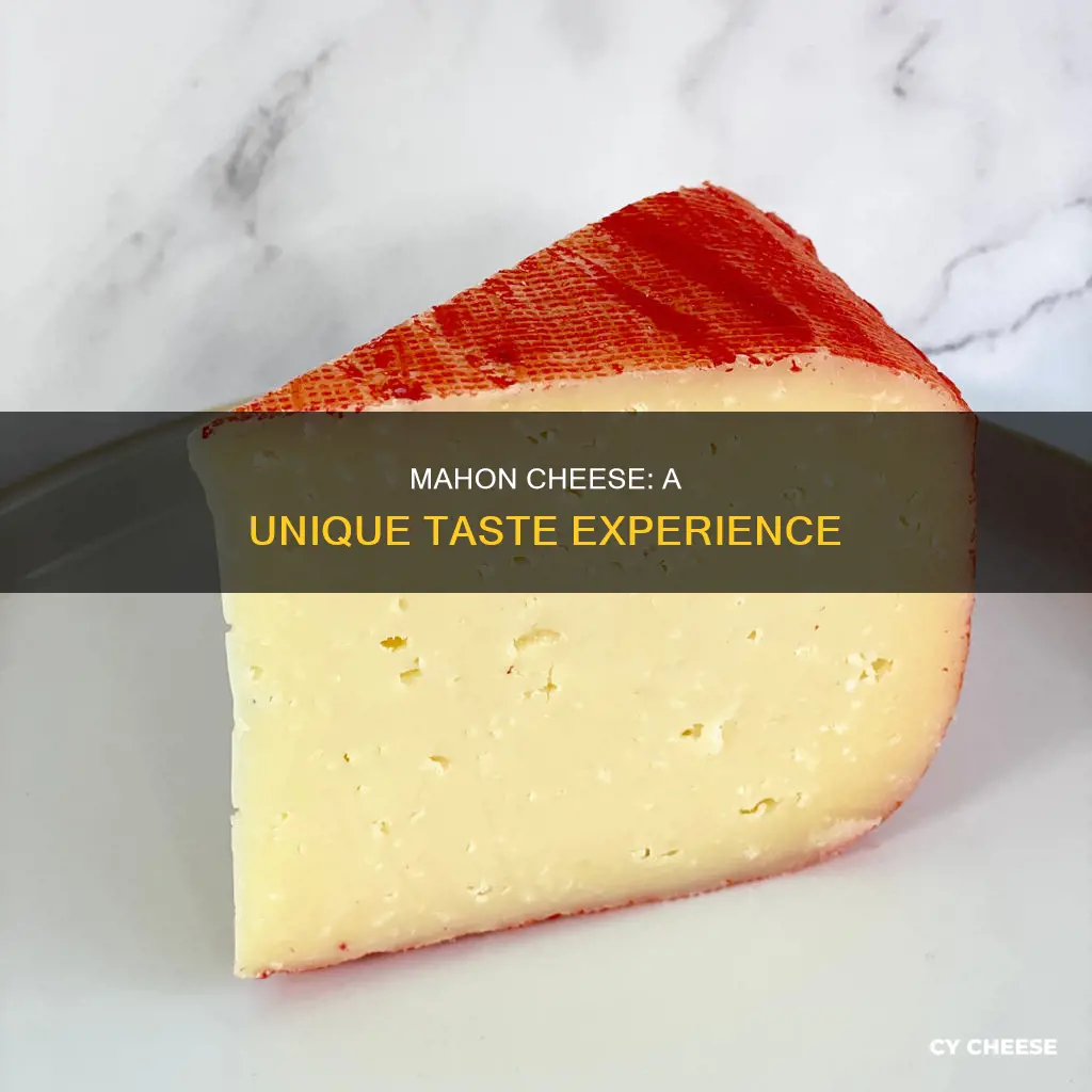 what does mahon cheese taste like