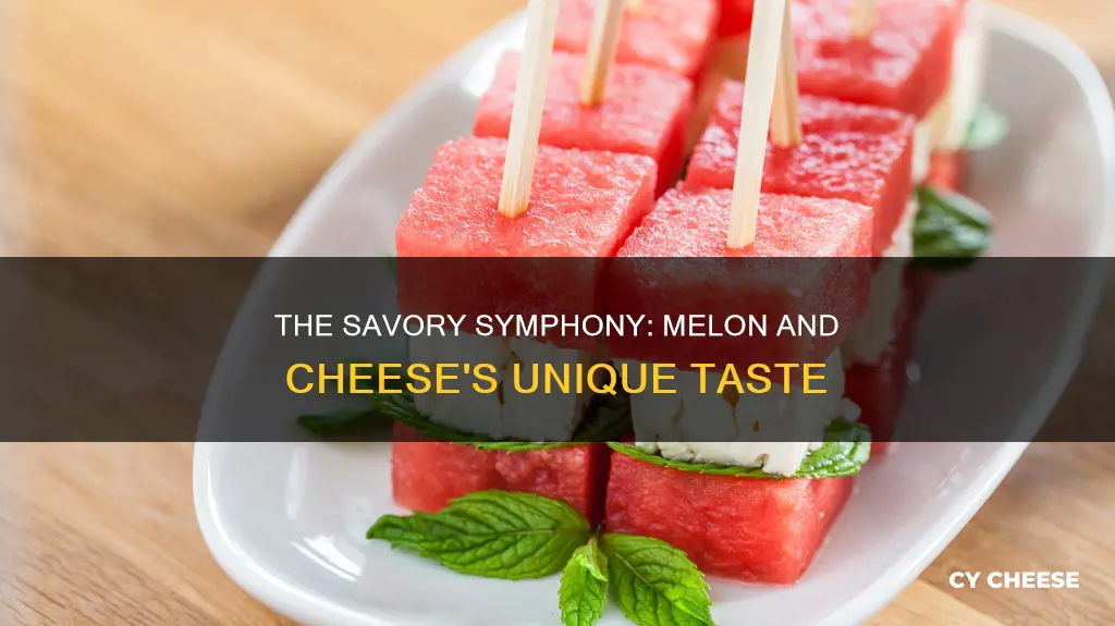 what does melon and cheese taste like