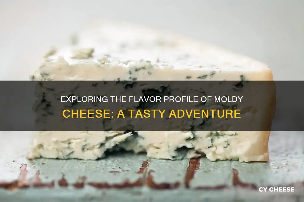 what does mold cheese taste like