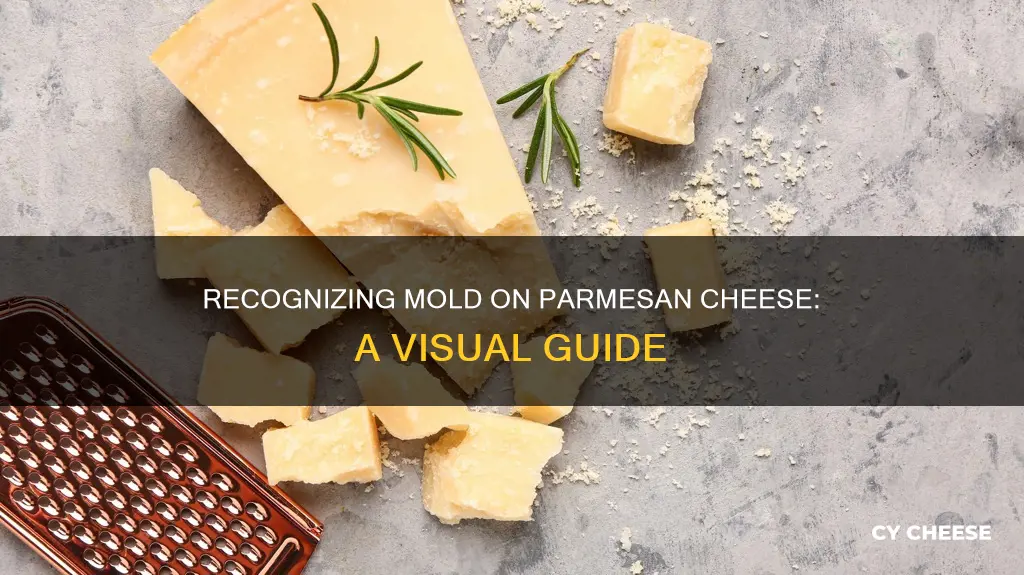 what does mold look like on parmesan cheese