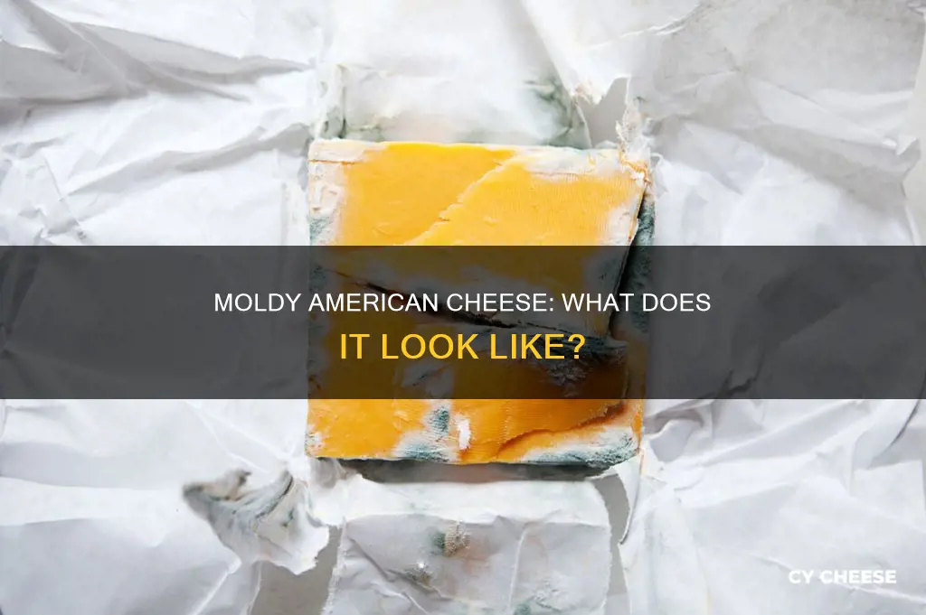 what does mold on american cheese look like