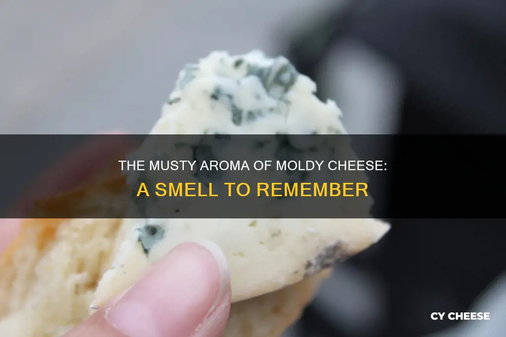 what does moldy cheese smell like